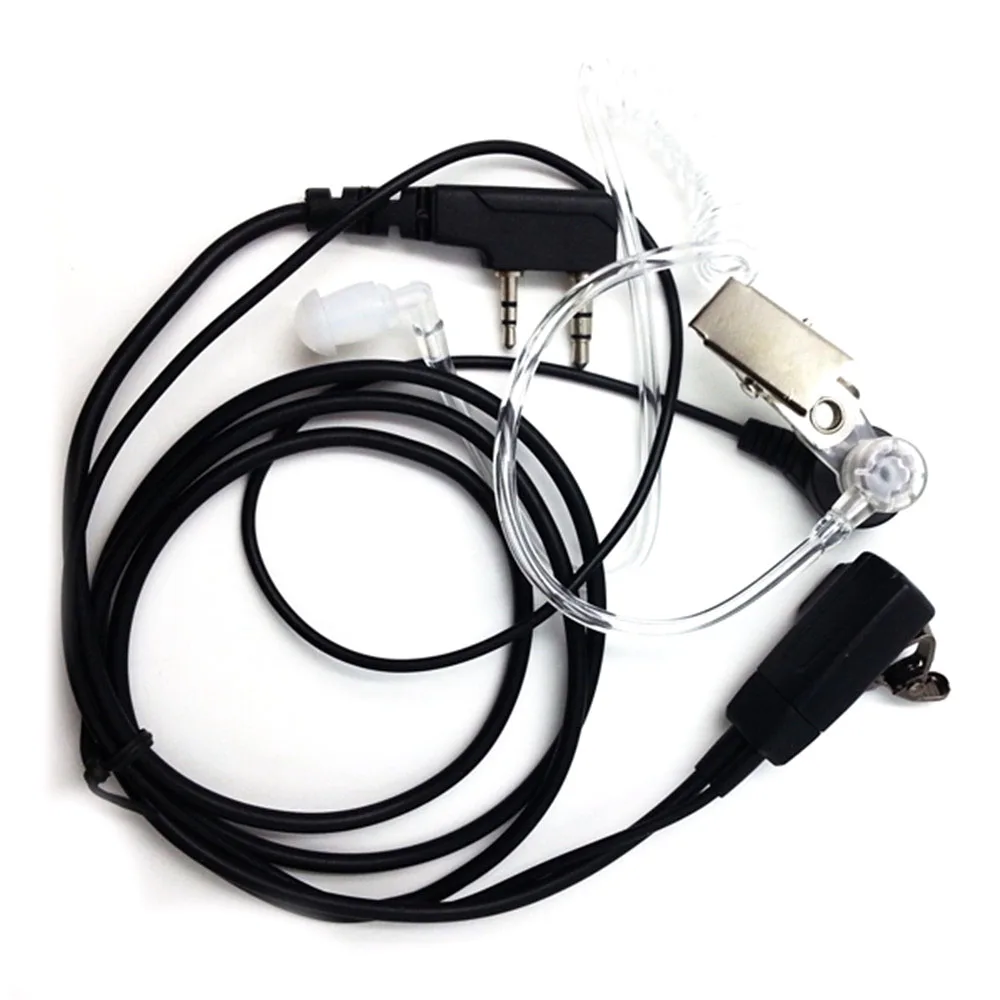 Auricular de tubo de aire AT-G2.0-K1, auricular de tubo de aire con cable para UV-82 UV-5R BF-888s KD-C1 plus Walkie Talkie de mano con enchufe K - imagen 4