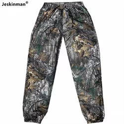 Pantalones largos ultrafinos y transpirables para caza y pesca, pantalones antimosquitos de camuflaje de jungla de verano, pantalones largos Ghillie de camuflaje biónico