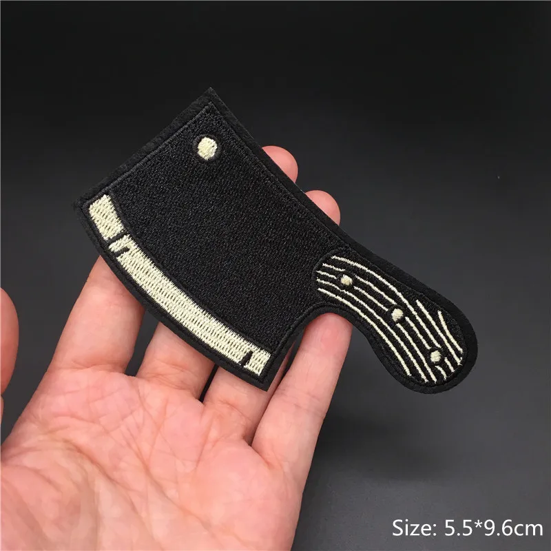 Skull Patches on Clothes Iron on Stripe Embroidery Badges Sewing Diy Decoration Clothing Stickers Punk Patches Appliques - imagen 4