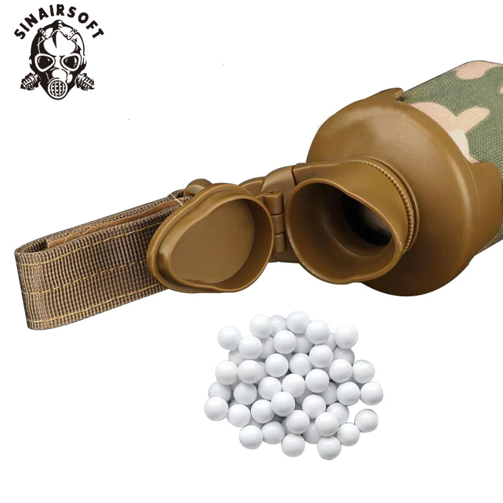 SINAIRSOFT-bolsa táctica BB plegable de nailon 1000D, sistema Molle de gran volumen, accesorios de tiro para Paintball - imagen 3