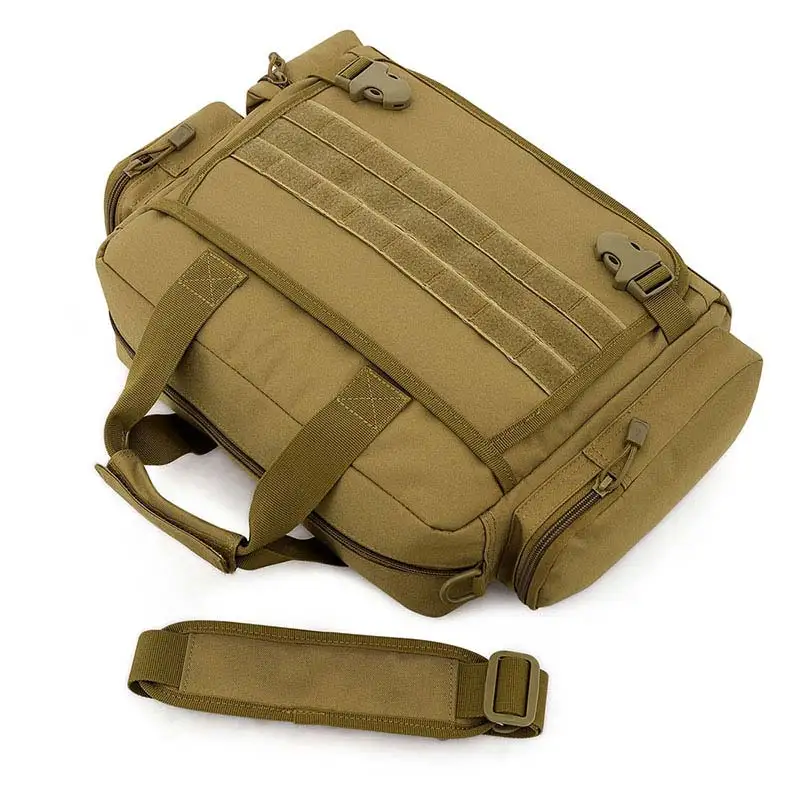 Bolsa para ordenador portátil de 14 pulgadas, bolsas tácticas de camuflaje para acampar, senderismo, hombro, viaje al aire libre, bolsa Molle, bandolera deportiva para pesca - imagen 5
