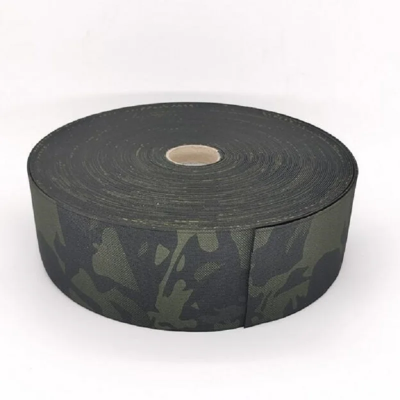 Banda elástica de camuflaje negra, 1m de largo, 10cm de ancho, bricolaje, bricolaje, impresión, tinte, tela, mcbk - imagen 2