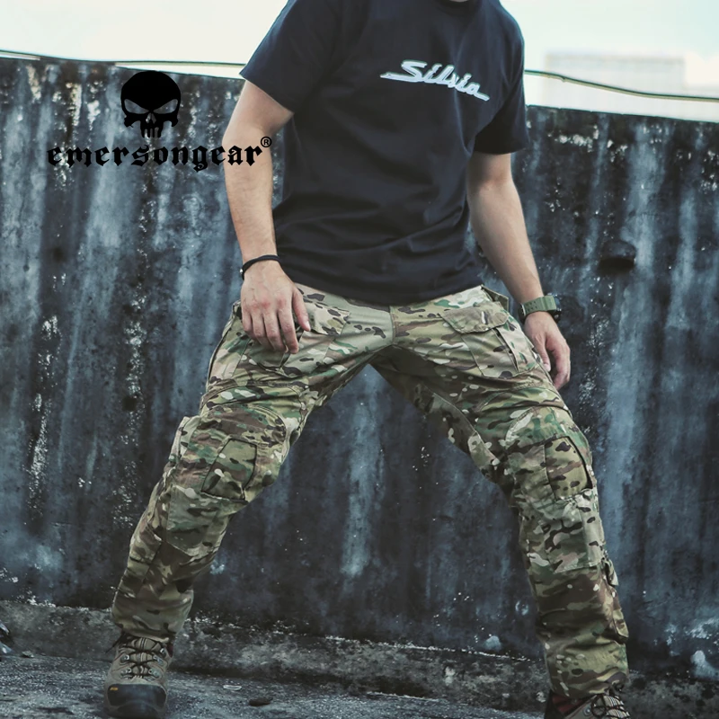 Emersongear G3, pantalones tácticos de combate extendidos, pantalones de camuflaje para hombre, pantalones Cargo de entrenamiento, caza, Airsoft al aire libre, nailon de alta calidad - imagen 4