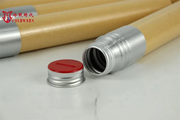 Un par de cilindros de almacenamiento a prueba de humedad con tubo de papel de señal ROP de fuerzas especiales en la era de la Guerra Fría - imagen 5