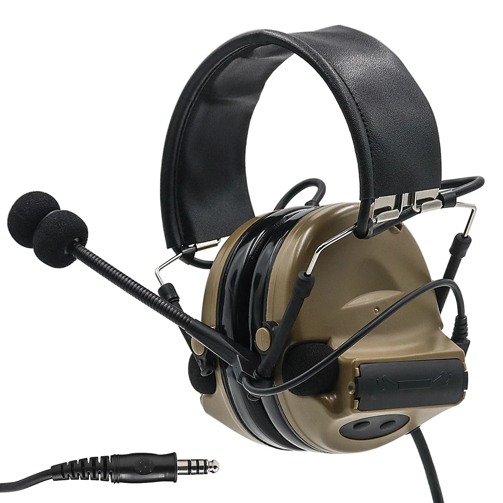 COMTAC II-auriculares tácticos Pelto, orejeras protectoras electrónicas con reducción DE ruido, PTT U94 PTT DE caza - imagen 3