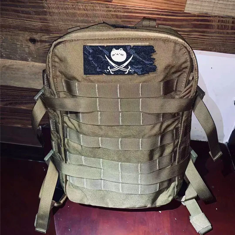 Parches bordados de libertad de gato pirata, divertidos y antiguos, tácticos de negocios para ropa, mochila, chaleco, insignias de animales - imagen 4