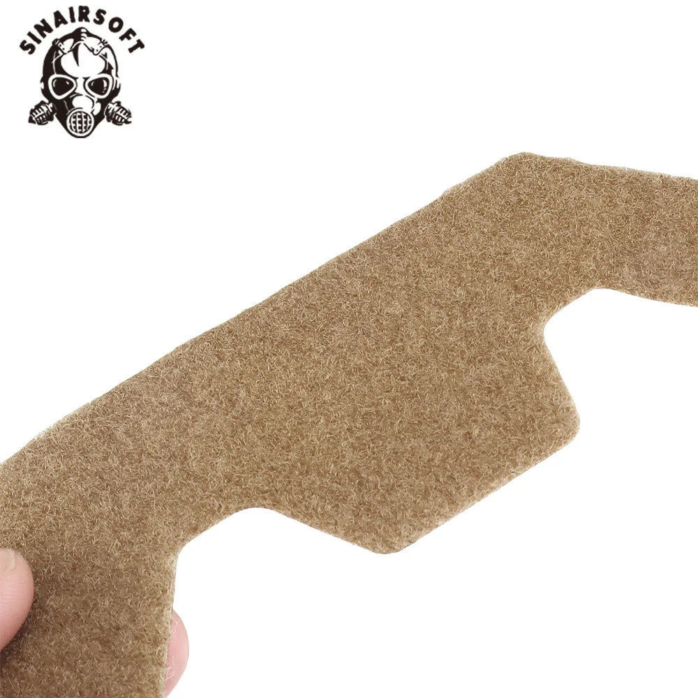 Pegatinas mágicas adhesivas peludas de corte alto para casco, conjunto de gancho y bucle para casco, sujetador modificado, adhesivo para tiro de Paintball - imagen 3