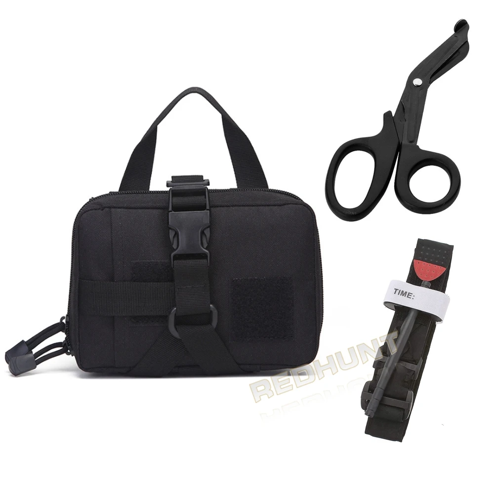 Bolsa médica táctica MOLLE Rip-Away EMT, primeros auxilios, IFAK Blowout, torniquete de una mano - imagen 2