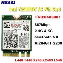WiFi Intel AC7260 867Mbps Bluetooth 4.0