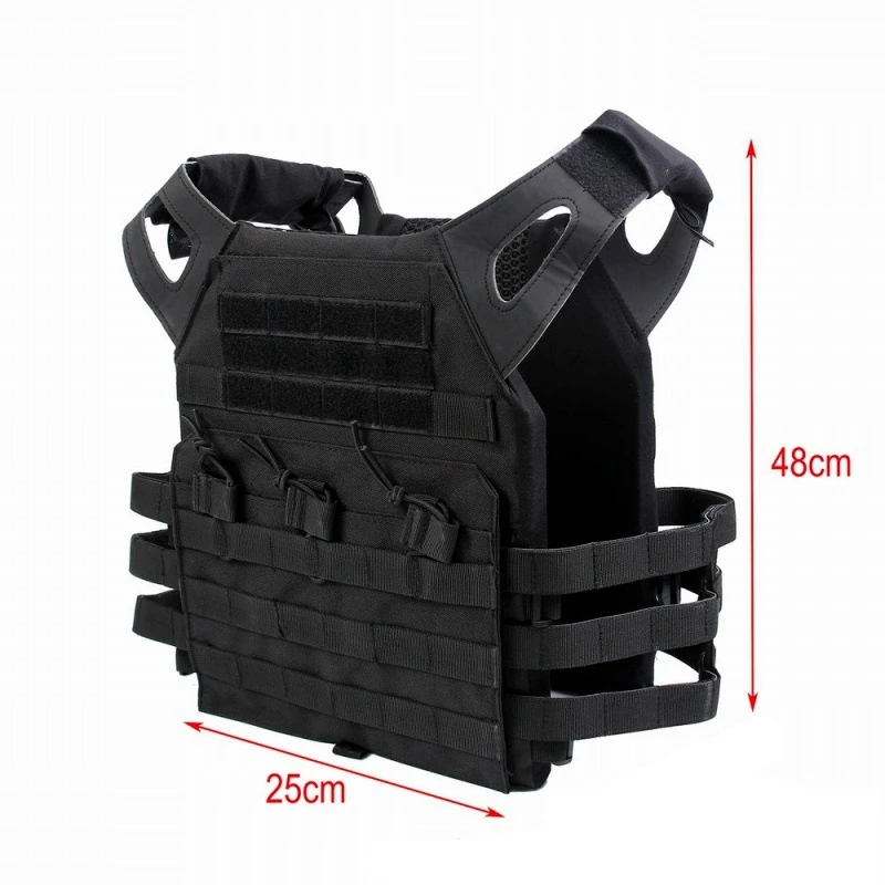 Chaleco táctico militar JPC, portador de placa de caza, equipo de protección, armadura corporal - imagen 2