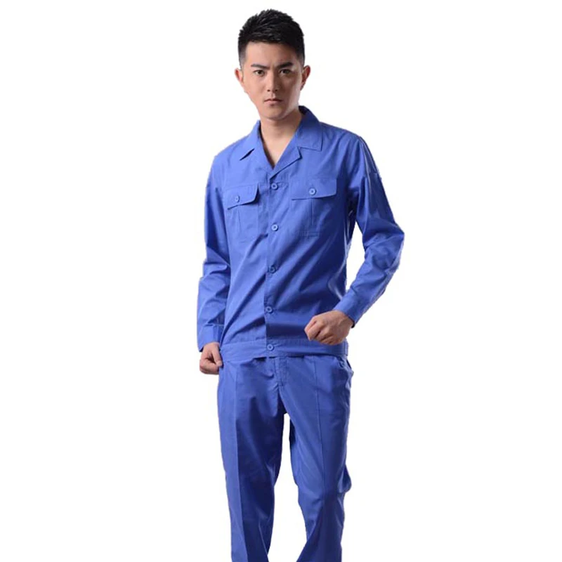 Uniformes de sección delgada de verano, monos de trabajo, traje masculino, taller de fábrica, reparación de automóviles, servicio de seguro laboral, mecánico transpirable - imagen 5