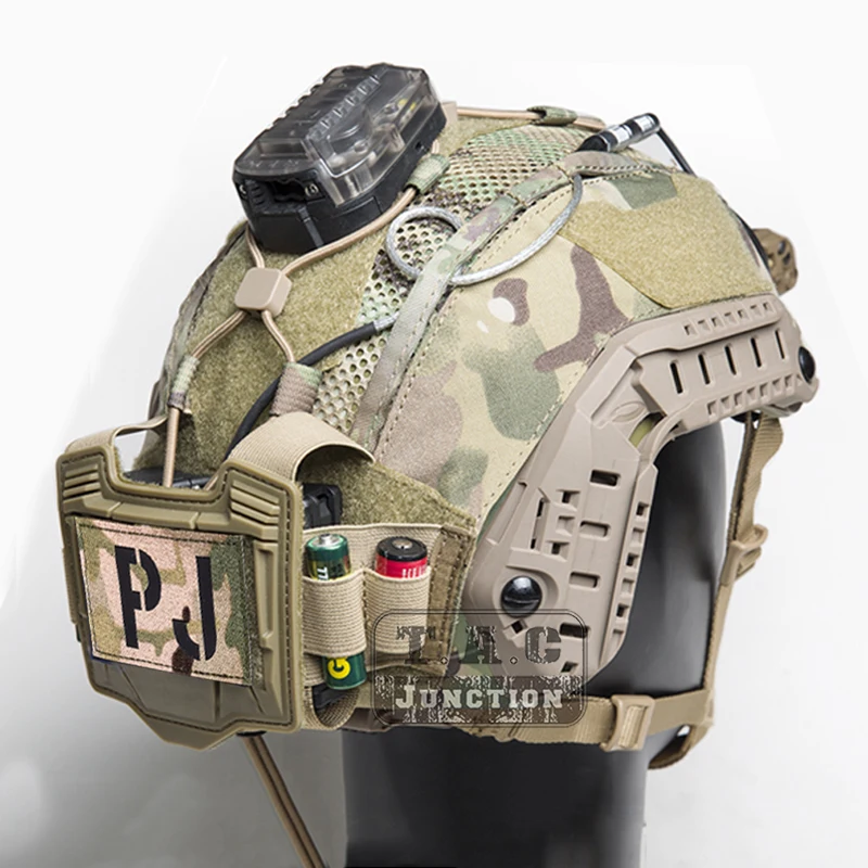 Cubierta DE casco Modular táctico GEN4, bolsa DE batería DE contrapeso DE Color para casco marítimo Ops Core Fast SF DE corte súper alto - imagen 4