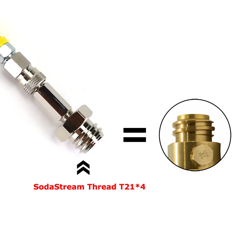 Adaptador CO2 con kit de manguera para desconexión rápida - imagen 3