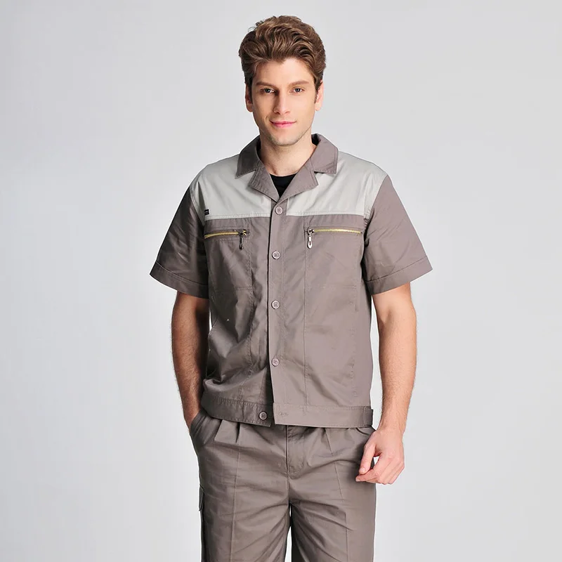 Conjunto de ropa de trabajo para hombre, a prueba de polvo, herramientas para reparador de fábrica, traje para personal, electricista, seguridad, taller masculino, uniformes duraderos - imagen 5