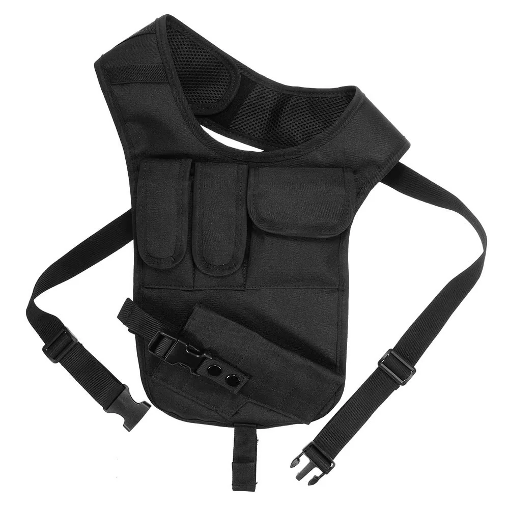 Bolso de hombro táctico para hombre, funda de pistola oculta EDC, bolsa de almacenamiento de pistola de utilidad, paquete de caza de tiro Airsoft - imagen 4