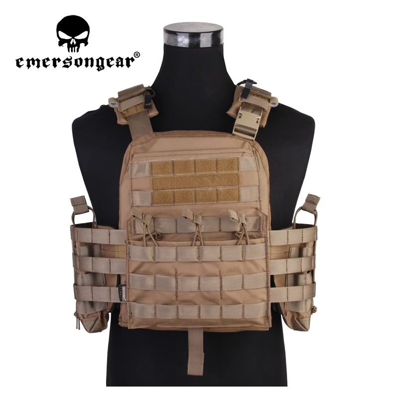 Emersongear NCPC chaleco táctico portador de placa MOLLE equipo de protección al aire libre Airsoft caza protector de cuerpo pesado armadura Nylon - imagen 4