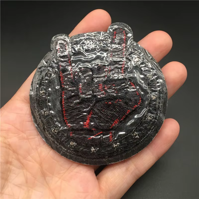 Parche bordado roca 6,5x6,7 cm para mochila táctica – Coser o planchar - imagen 4