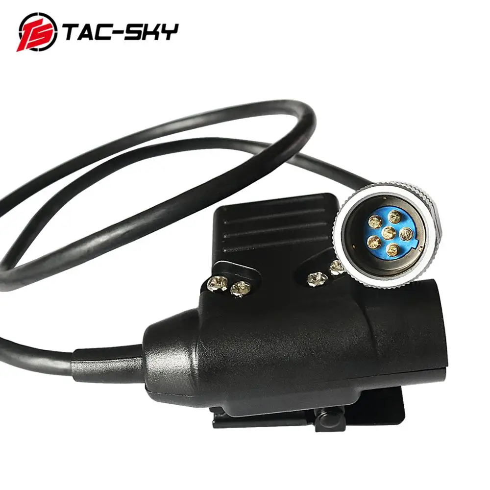 TAC-SKY accesorios de walkie-talkie PTT6pin U94 PTT + Harris AN/PRC152 152A walkie-talkie de radio militar modelo caja virtual Harris - imagen 5