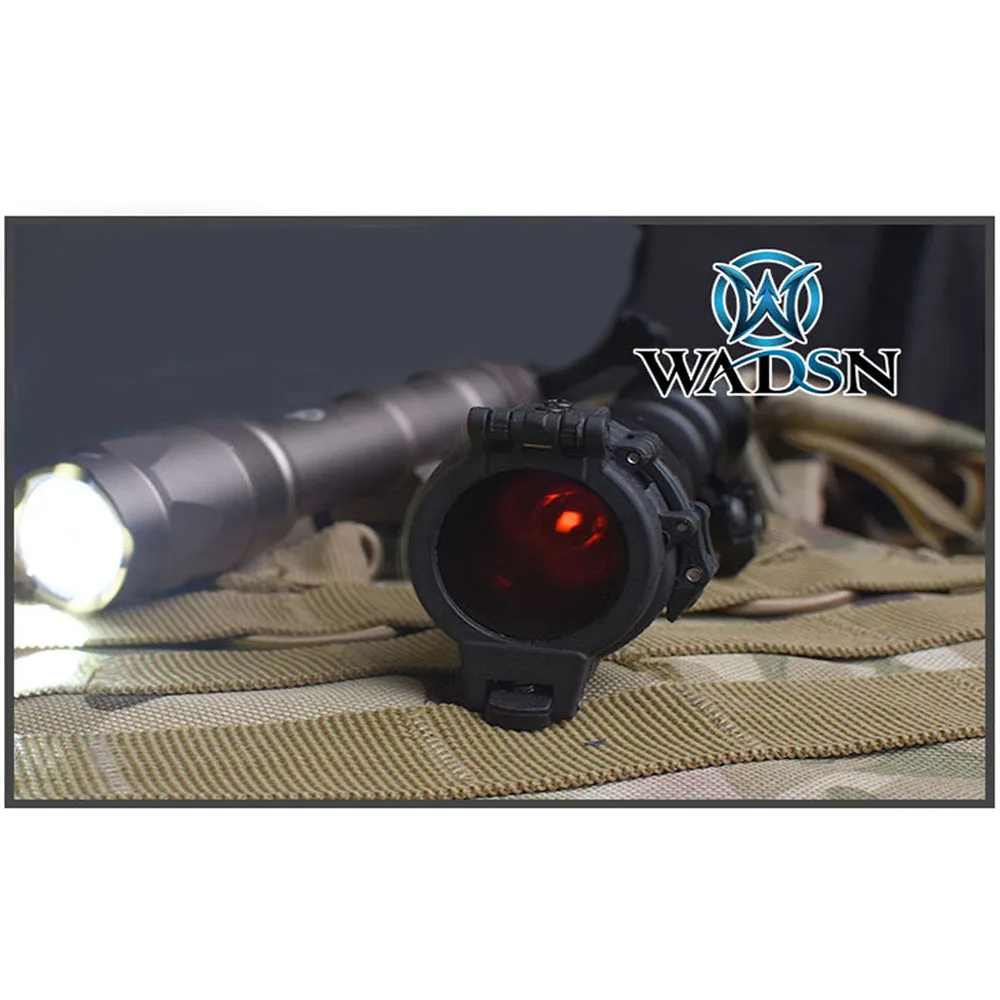 WADSN Filtro IR de luz de explorador Airsoft para M300A, M300F, M600B, M600C, M600DF, cubierta protectora de arma de caza, accesorios de visión nocturna - imagen 4
