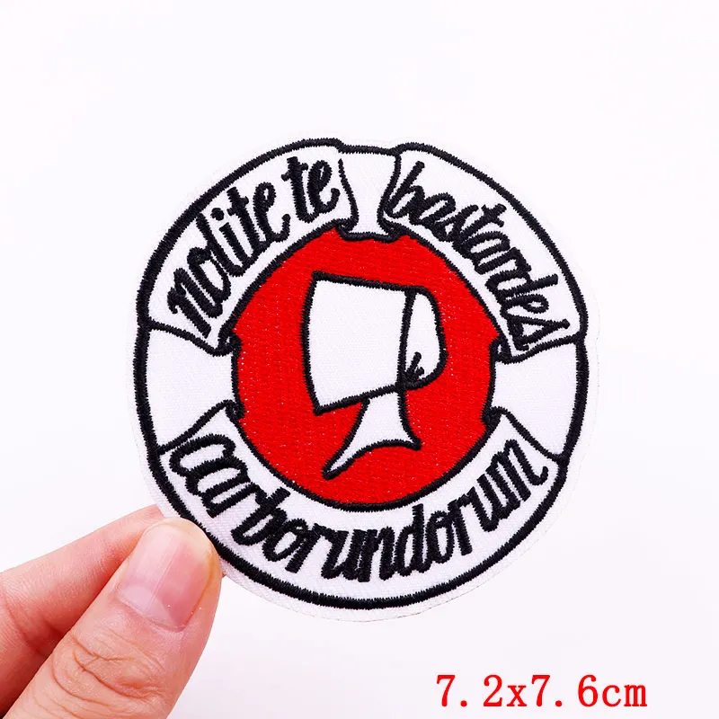 Parches bordados Smash the patriarchy para ropa, apliques, parche feminista de dibujos animados, parches para planchar para ropa, insignias de letras - imagen 4