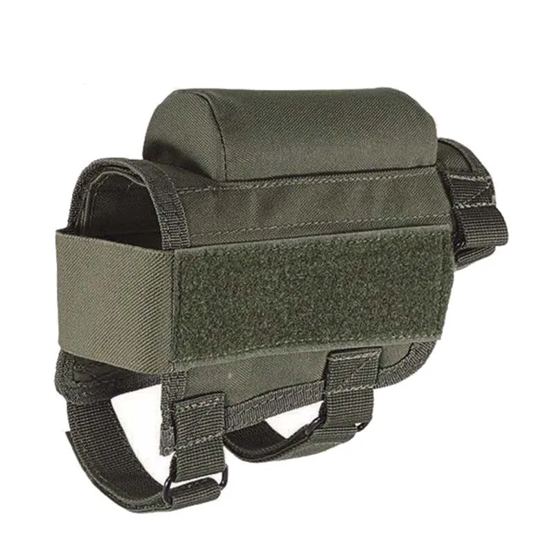 Reposamanos táctico para exteriores, culata militar, Rifle, reposa mejillas, funda tipo bala, bolsa de caza de nailon ajustable, bolsas para cartuchos - imagen 3