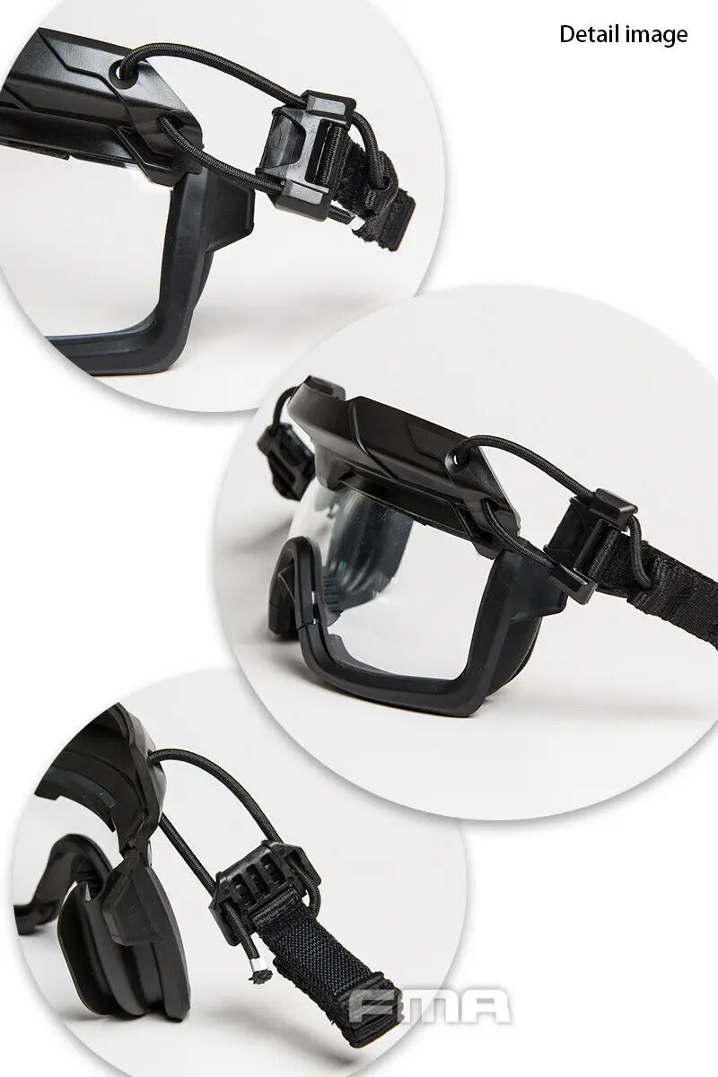 Lentes intercambiables transparente y gris