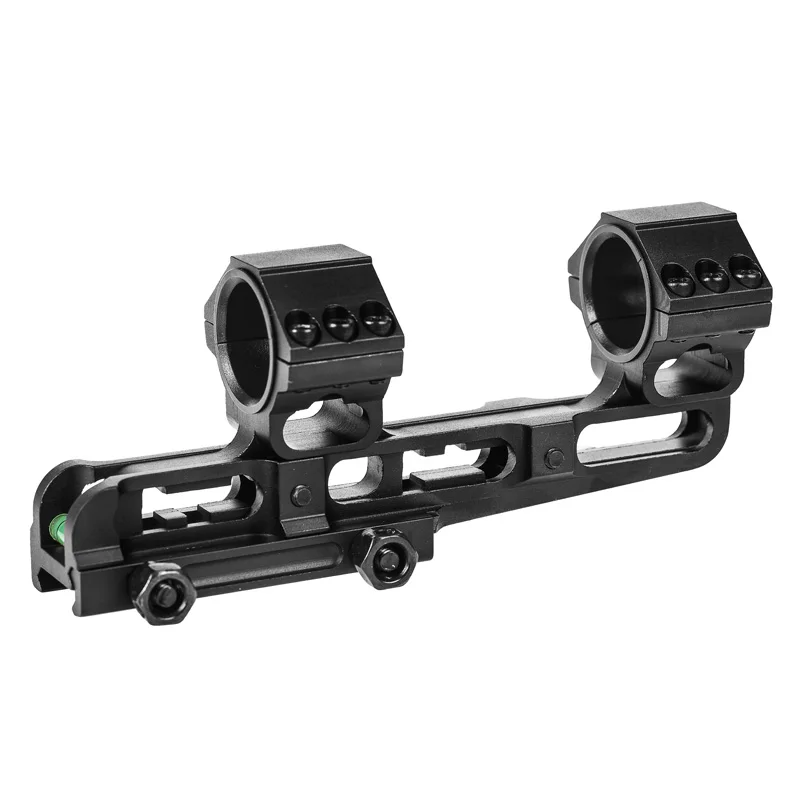 Anillos de alcance ajustables de una pieza, anillos dobles de 25,4mm/30mm, montaje de alcance Picatinny extraíble con nivel de burbuja, accesorios de alcance - imagen 3