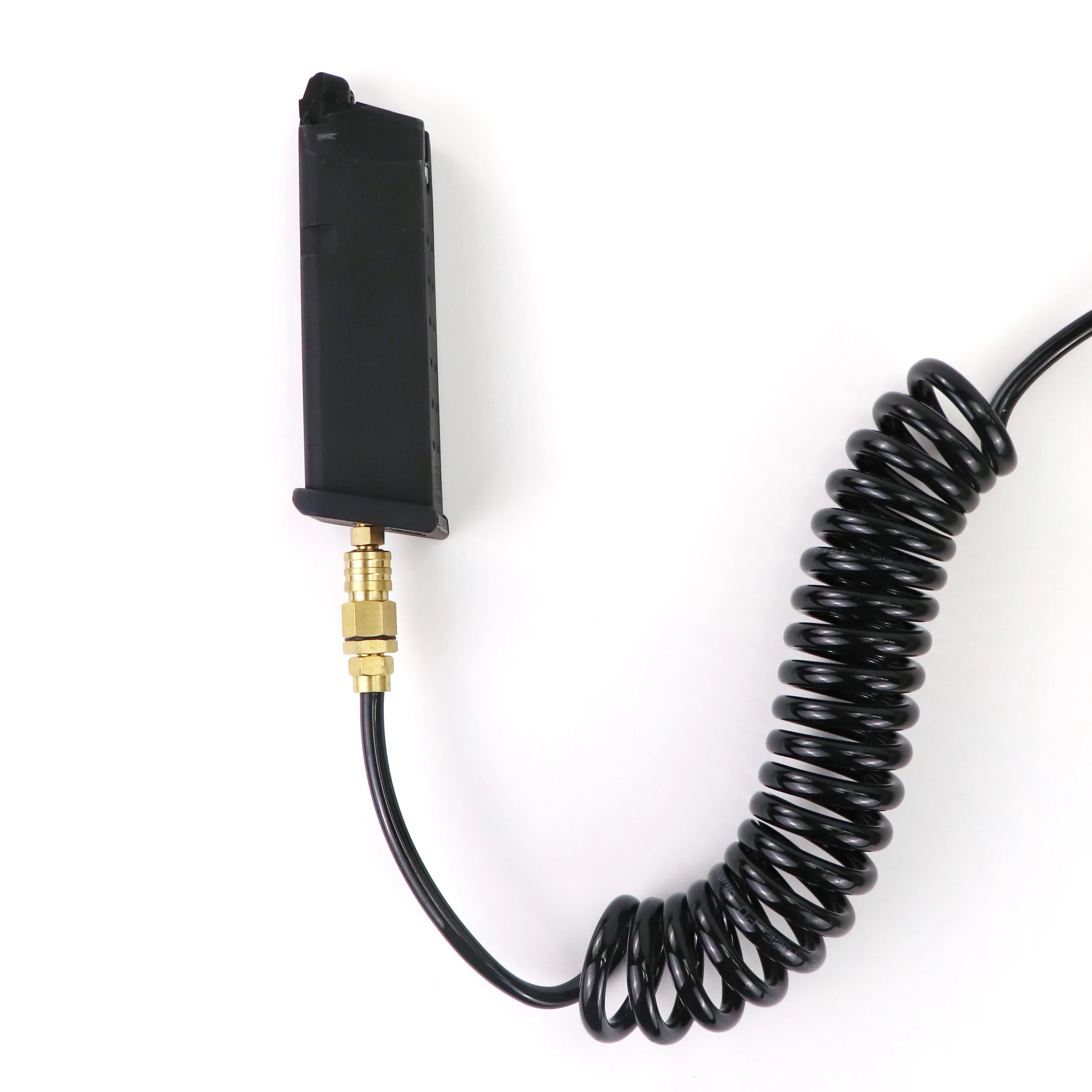 Nuevo Juego de adaptadores Airsoft para botes de Gas verde con manguera - imagen 5