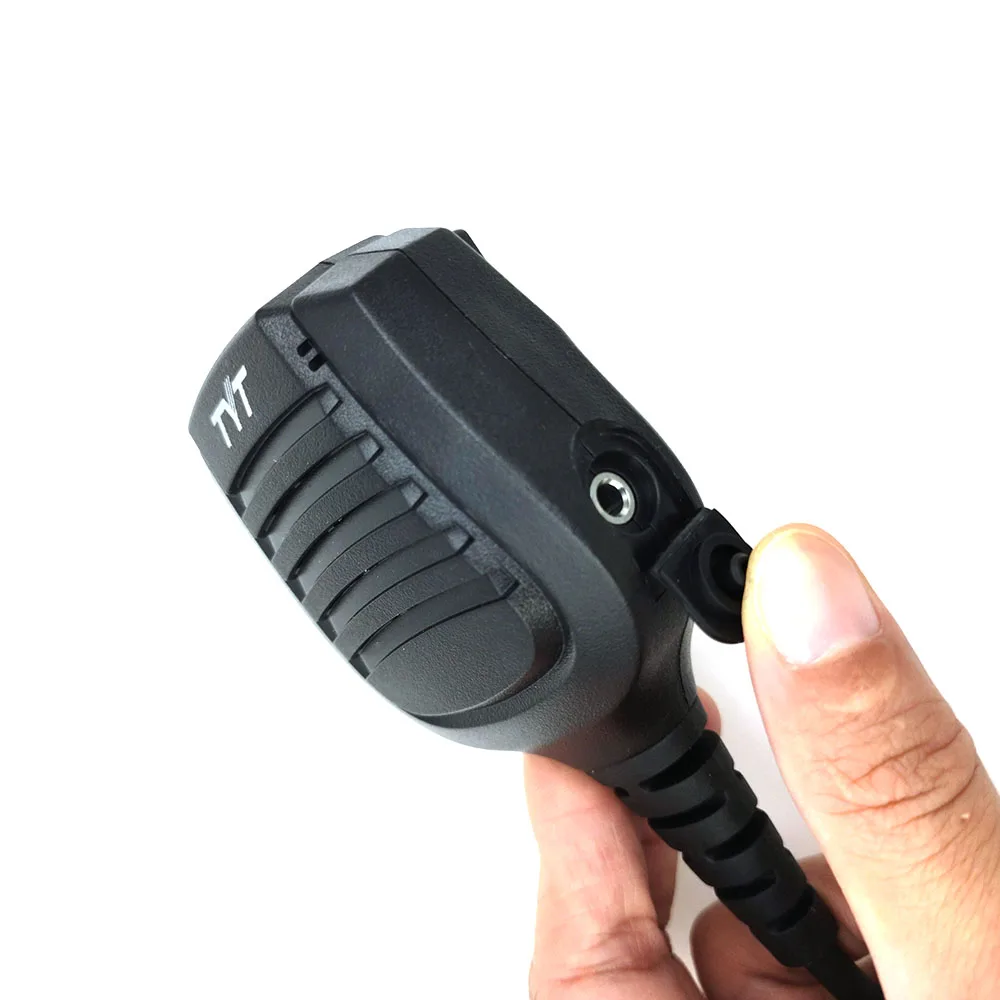 Original TYT MD-2017 MD-398 micrófono PTT altavoz de hombro IP67 impermeable para rádios RT82 RT87 RT83 VETOMILE V-2017 DMR - imagen 3
