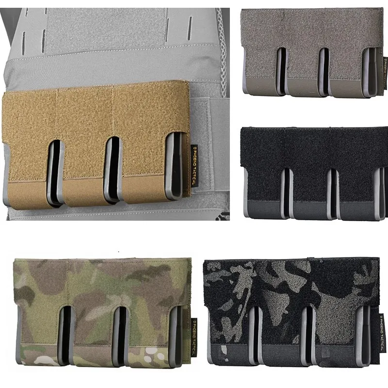 FCSK2.0 KTS Bolsa triple para revistas Clips incorporados Triple 556 Bolsa para revistas de recuperación rápida Tecnología compuesta láser