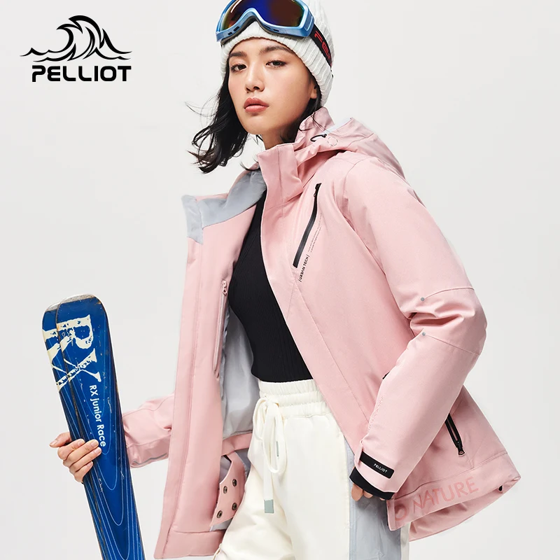 Pelliot-traje de esquí para mujer, chaqueta de invierno, impermeable, transpirable, térmico, para Snowboard, chaqueta femenina, abrigo de otoño para exteriores - imagen 2