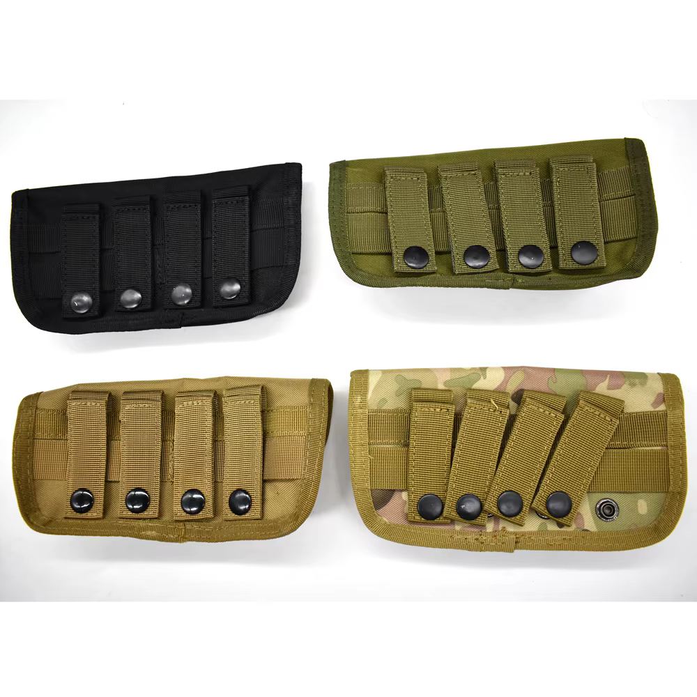 Gexgune-Soporte táctico para Cartucho de munición, bolsa Molle para munición de calibre 12/20G, Soporte redondo para Cartucho táctico Po, 12 rondas - imagen 4