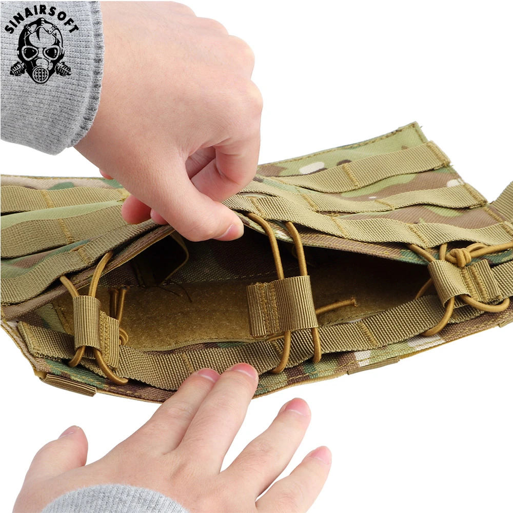 Panel de bolsa Molle frontal QD táctico, solapa desmontable, sistema de chaleco JPC AVS, componente de caza, accesorios de Paintball Airsoft de nailon - imagen 2