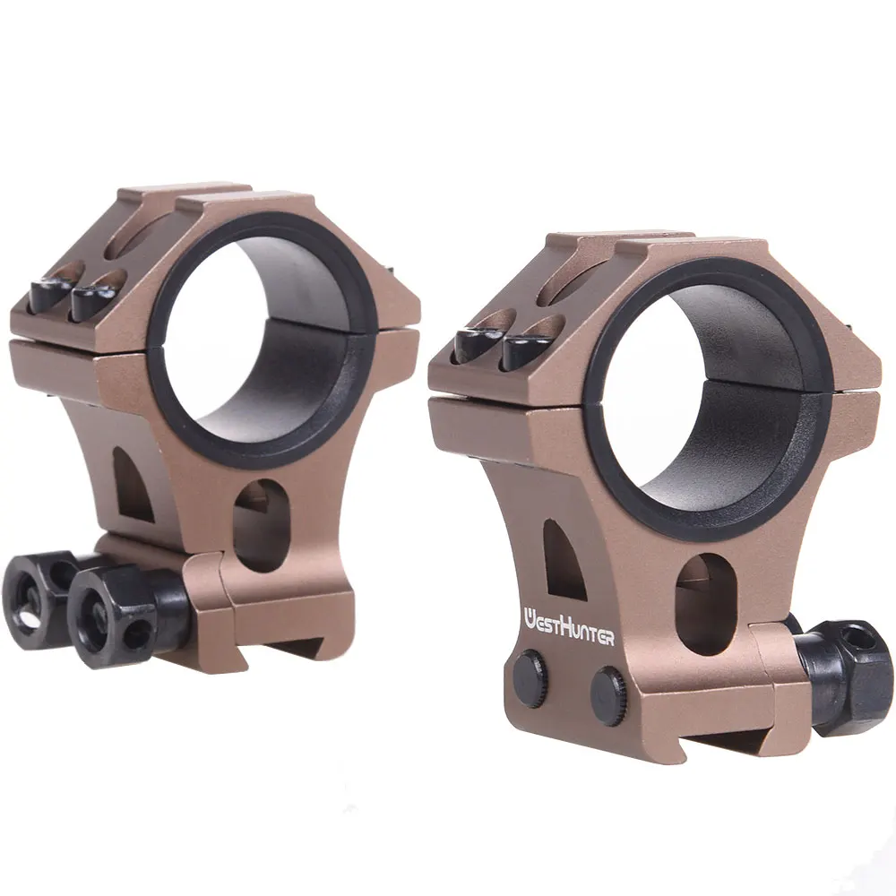 WestHunter-montura para mira telescópica de cola de milano, anillos táctiles ópticos de 11mm, compatible con riel de 25,4/30mm de diámetro, proceso CNC completo - imagen 5