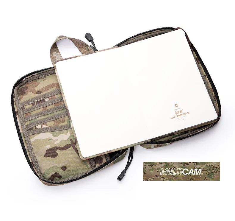 Detalle del asa de transporte de la bolsa de acabado Tactical Raiders