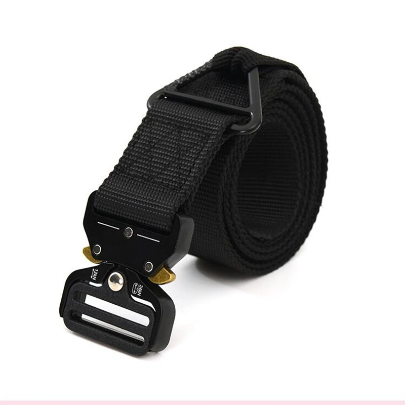 Cinturón táctico Unisex para hombre y mujer, cinturón de nailon para deportes al aire libre, correr, deportes de ocio, montañismo, equipo de entrenamiento de caza - imagen 4