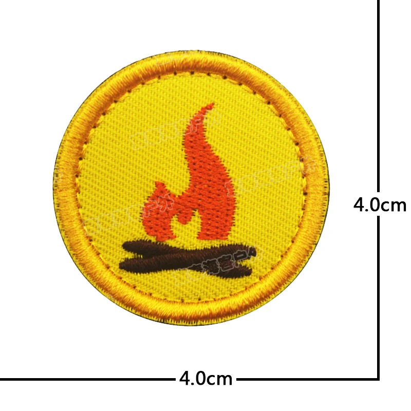 Parche bordado para niños americanos, insignia de recuerdo moral, brazalete con gancho en chaqueta, decoración para mochila - imagen 3