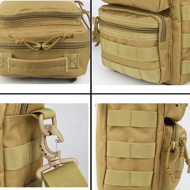Bolso Táctico SCIONE Molle - Interior organizado