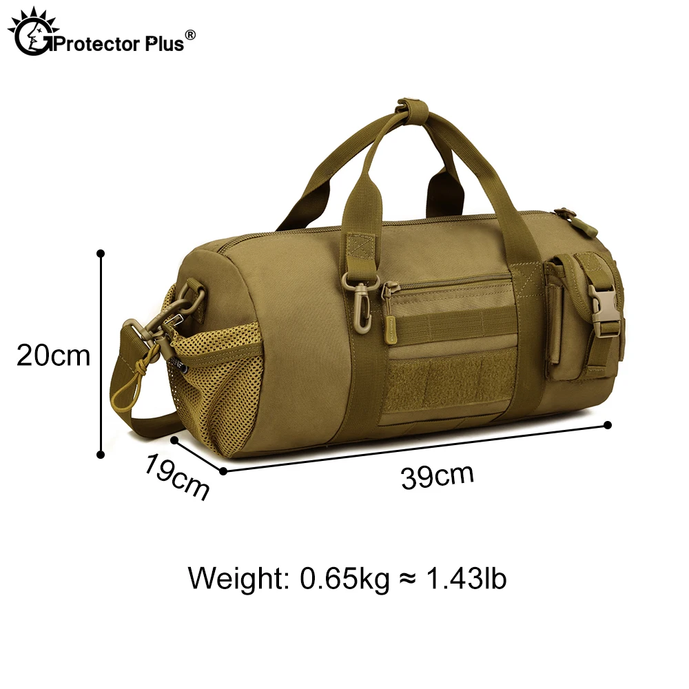 PROTECTOR PLUS-Bolso táctico para hombre, bolsa de viaje de alta capacidad, Molle militar, tableta de 10 pulgadas, bolso de hombro tipo bandolera para deportes al aire libre - imagen 2