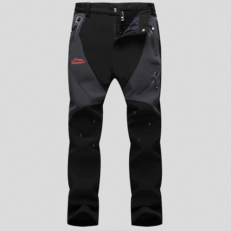 Pantalones de senderismo impermeables transpirables de gran tamaño para mujer, senderismo al aire libre, esquí, Softshell, senderismo, Camping, pantalones de escalada, invierno, 2017 - imagen 5