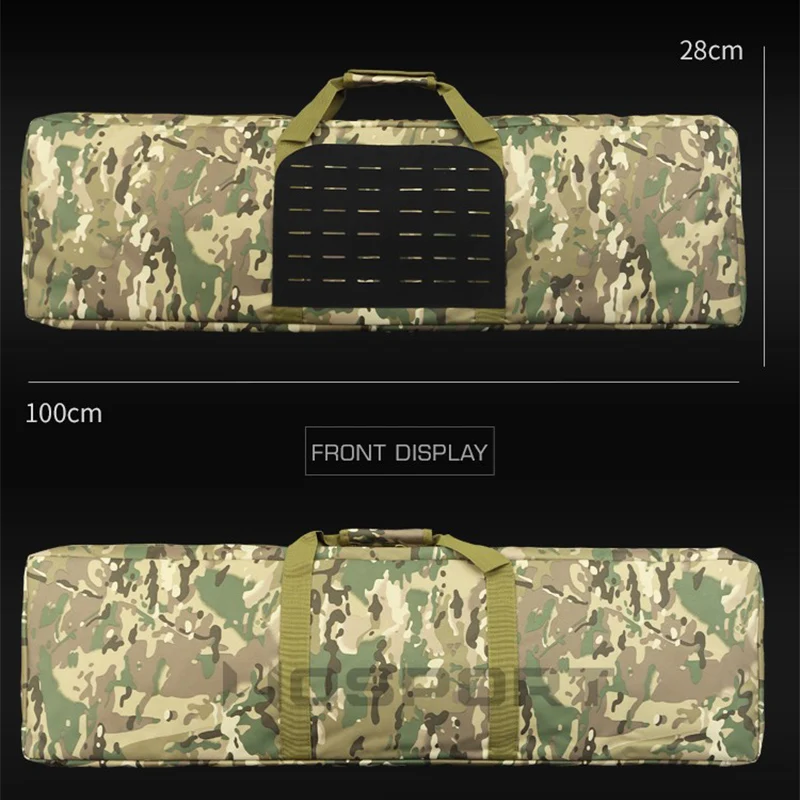 Funda de pistola de Rifle Sinper táctico, portador para escopeta M249 AR 15 M4a1 AK 47 M870 XM1014 M1887, bolsa de pistola de Airsoft, equipo de caza - imagen 2