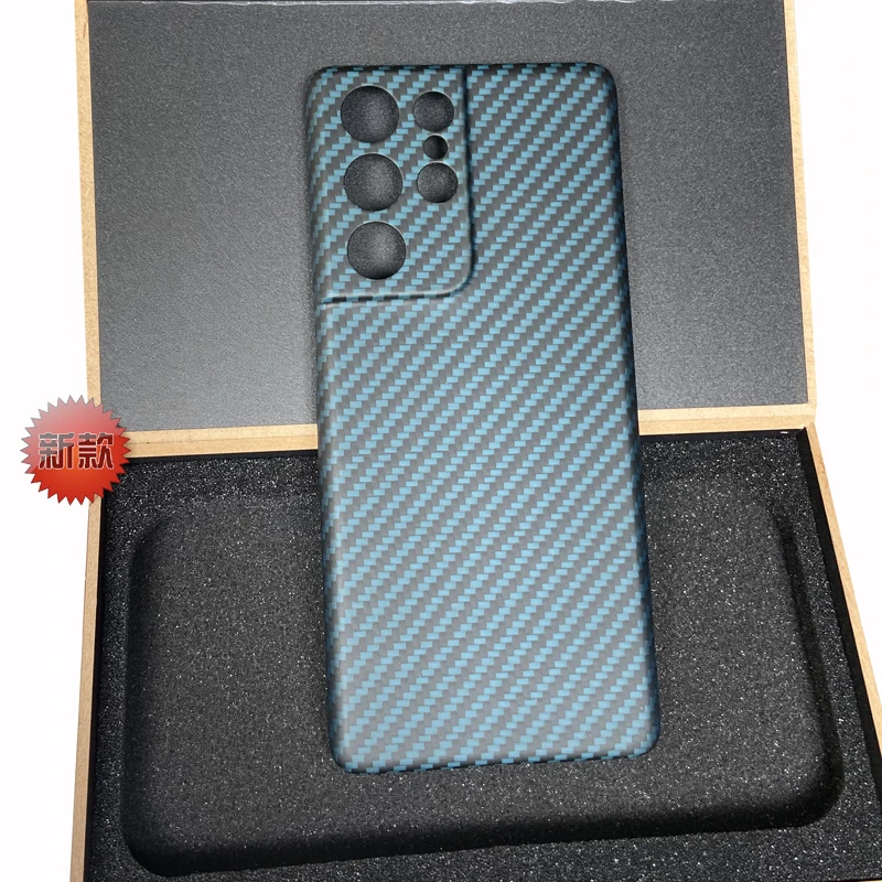 Funda de fibra de carbono S21/S21 +/S21Ultra para teléfono móvil, funda protectora anticaída, ligera - imagen 3