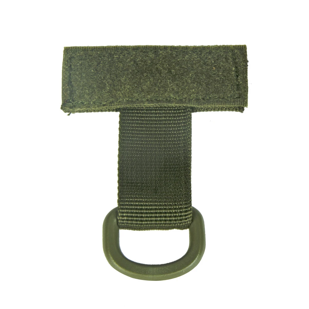 Anillo táctico en T con anillo en D para chaleco Molle PALS, portador de placa, armadura, mochila, Airsoft, tiro, accesorios de caza, nailon - imagen 2