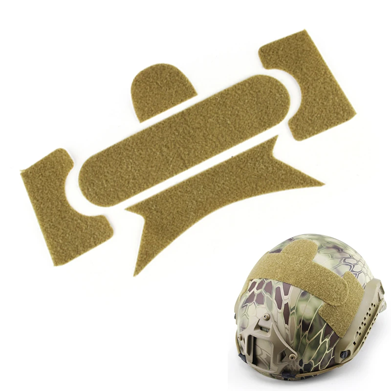 Casco táctico DIY, pegatina mágica, cubierta de cinta para MH Fast CS, accesorios para casco de campo - imagen 3