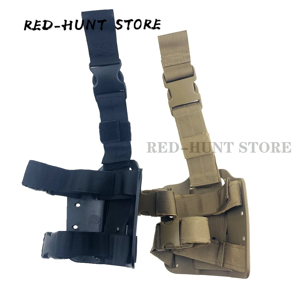 USP/G17/P220 Rgiht-funda para pistola de mano izquierda, funda táctica para pierna, plataforma para pierna, funda para cintura para caza - imagen 5