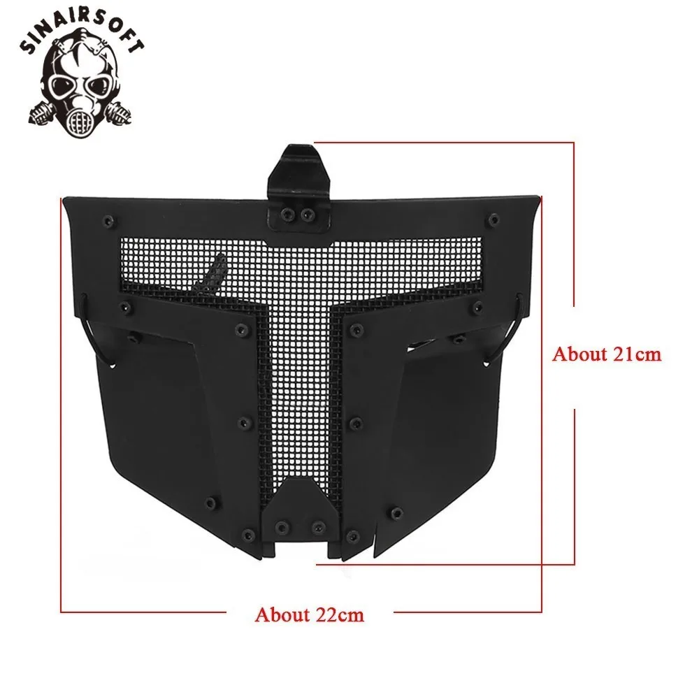 SINAIRSOFT-mascarilla táctica TPE de liberación rápida, máscara facial completa para ciclismo al aire libre, deportes de tiro, equipo de protección de caza - imagen 2
