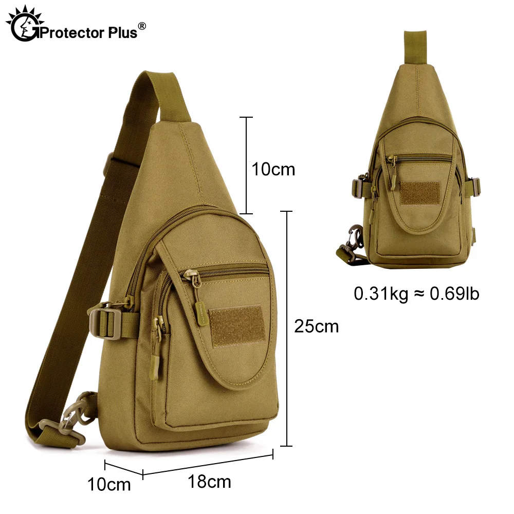 PROTECTOR PLUS bolsa de pecho táctica al aire libre impermeable deporte escalada Sling hombro mensajero Camping bolsas de pesca iPad Mini - imagen 2