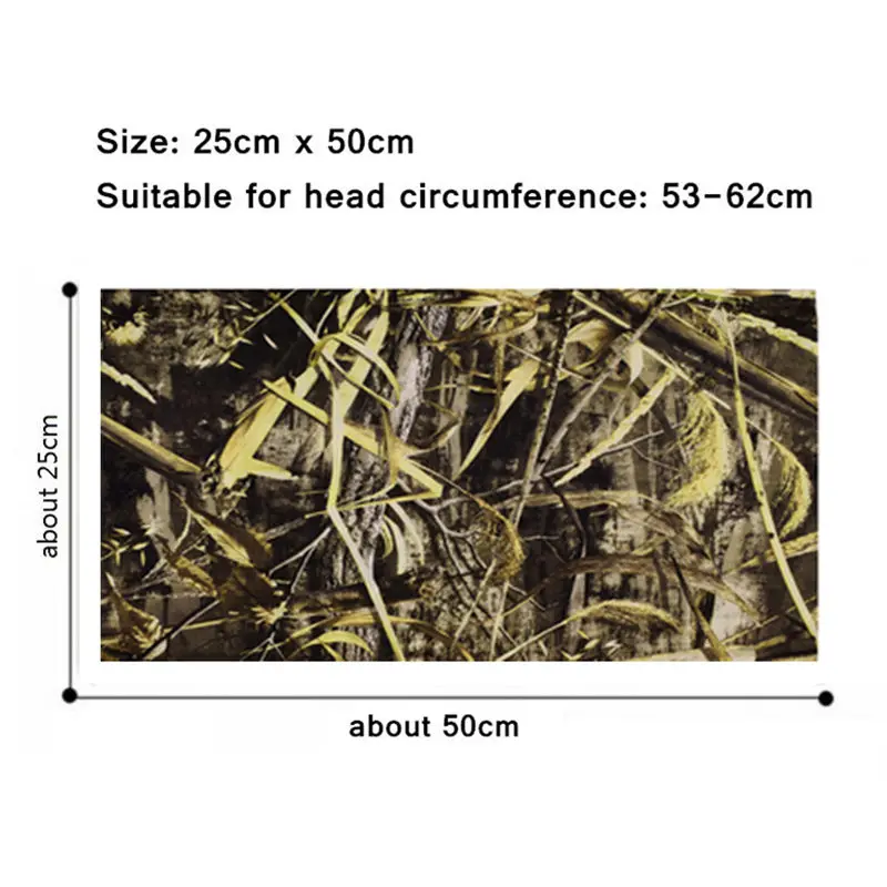 Bufandas de senderismo al aire libre para hombres, cuello transpirable de poliéster, a prueba de viento, Anti UV, cubierta de cuello, máscara facial, pesca, caza, ciclismo, Bandana - imagen 5