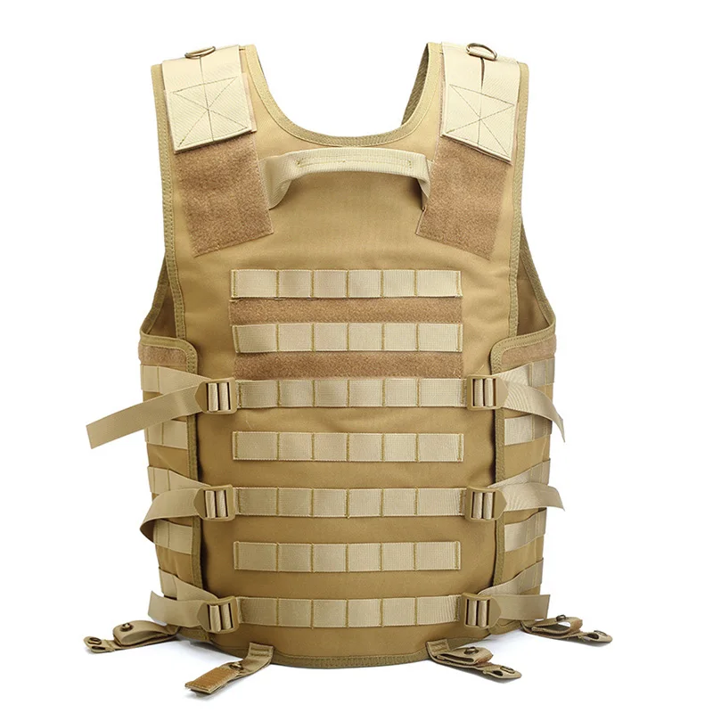 Chaleco táctico Molle Assault Plate Carrier Airsoft, malla ligera ajustable, equipo de caza CS para Paintball - imagen 2