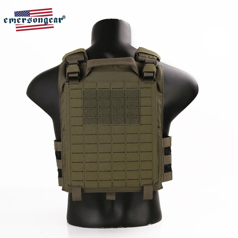 Emersongear-Chaleco táctico LVAC ASSAULT, portador de placa con ROC, armadura corporal Molle de liberación rápida, arnés Swat, nailon para caza Airsoft - imagen 5